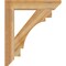Ekena Millwork Merced Slat Rough Sawn Bracket, Western Red Cedar, 4"W x 24"D x 28"H BKT04X24X28MRC06RWR - alternate 2